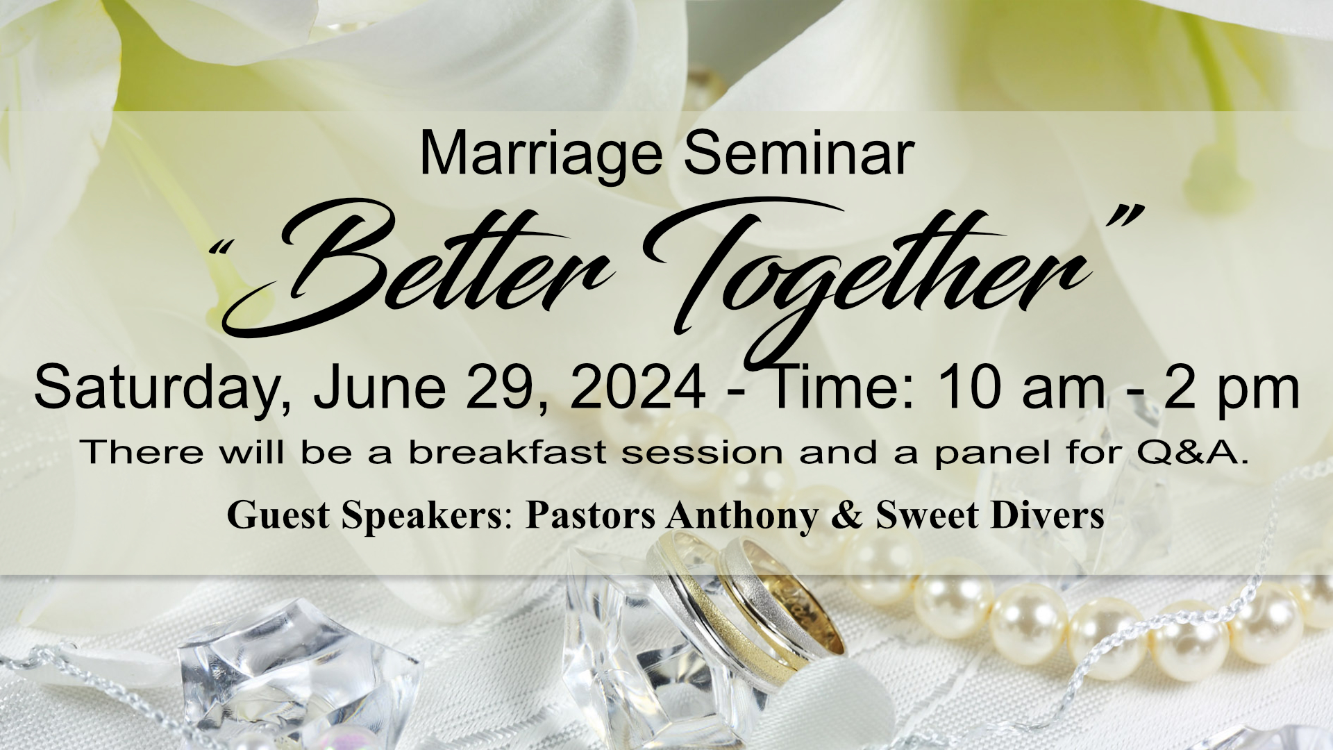 Married Couples Seminar